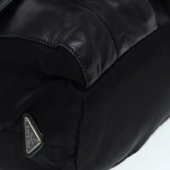 PRADA Backpack Nylon Black Auth 89322 - Picture 4 of 16